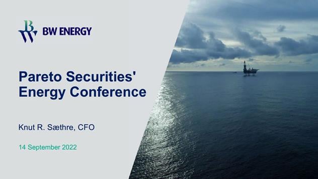 Pareto Energy Conference Sept 2022
